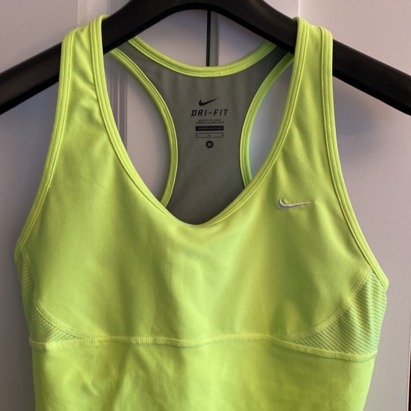 Neon Nike Dri-Fit Workout Racerback Tank - Picture 3 of 5
